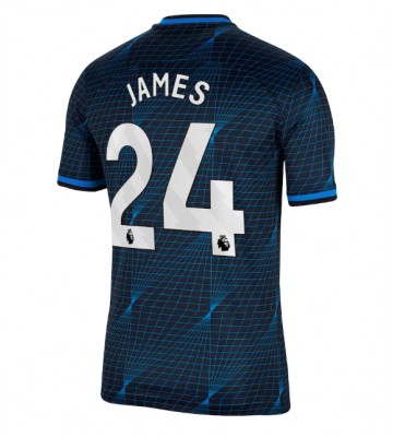 Chelsea Reece James #24 Replika Udebanetrøje 2023-24 Kortærmet